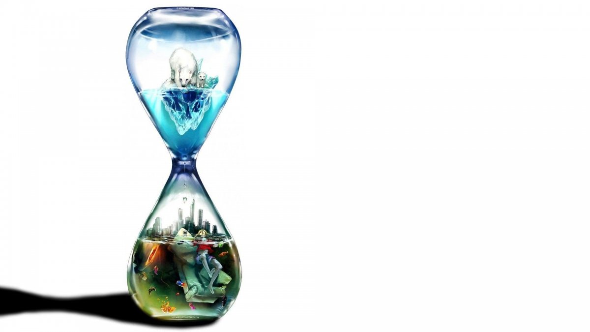 Песочные часы с водой
