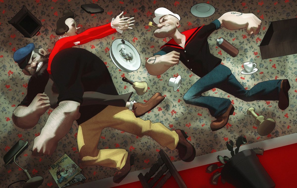 Папай арт аниме