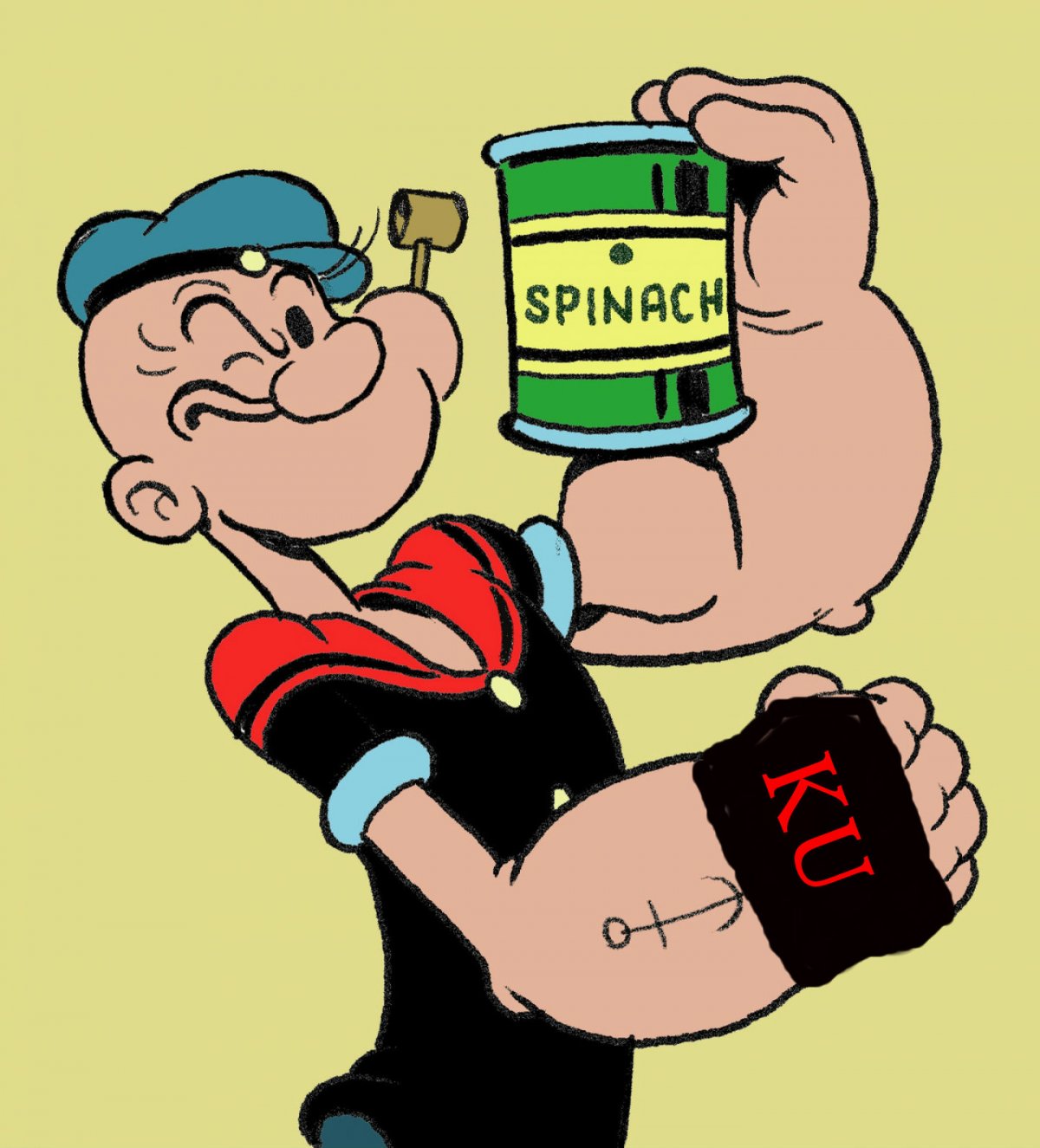 Моряк который ел шпинат