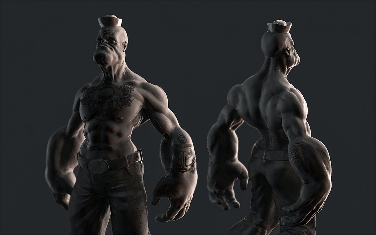 Кочегар Папай