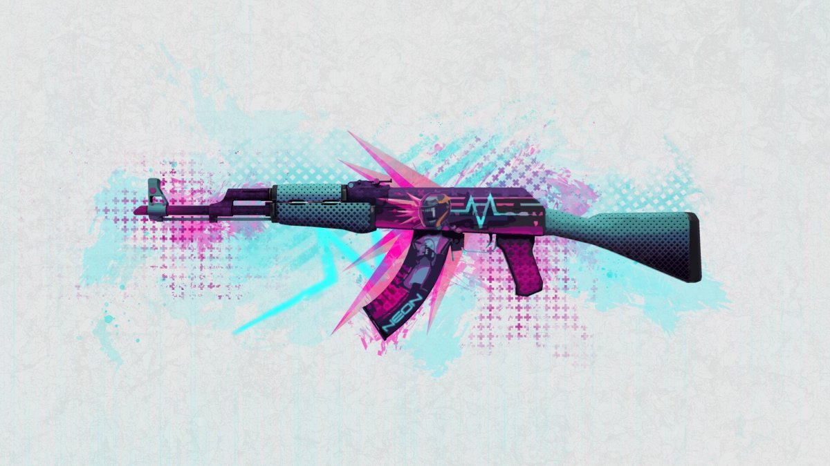 АК-47 неоновый гонщик