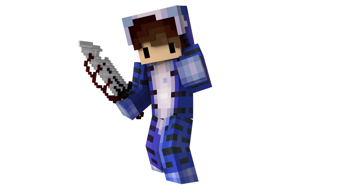 Прозрачный скин для майнкрафт