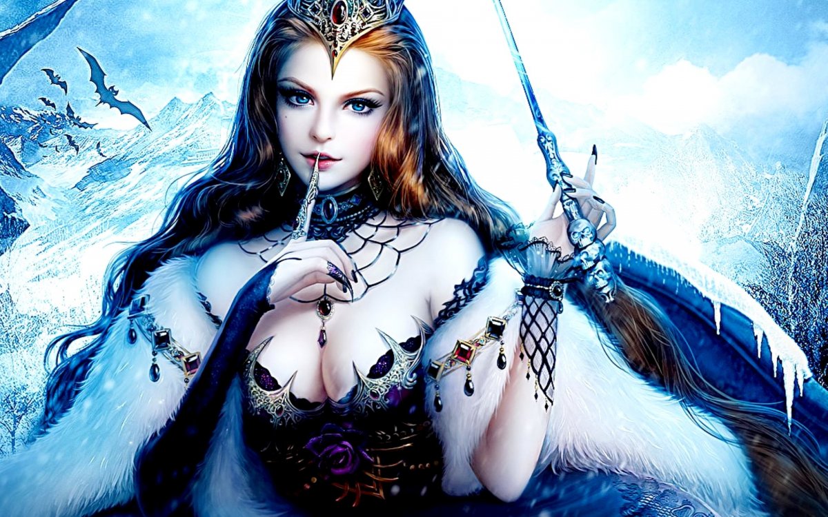 Фэнтези девушка Королева