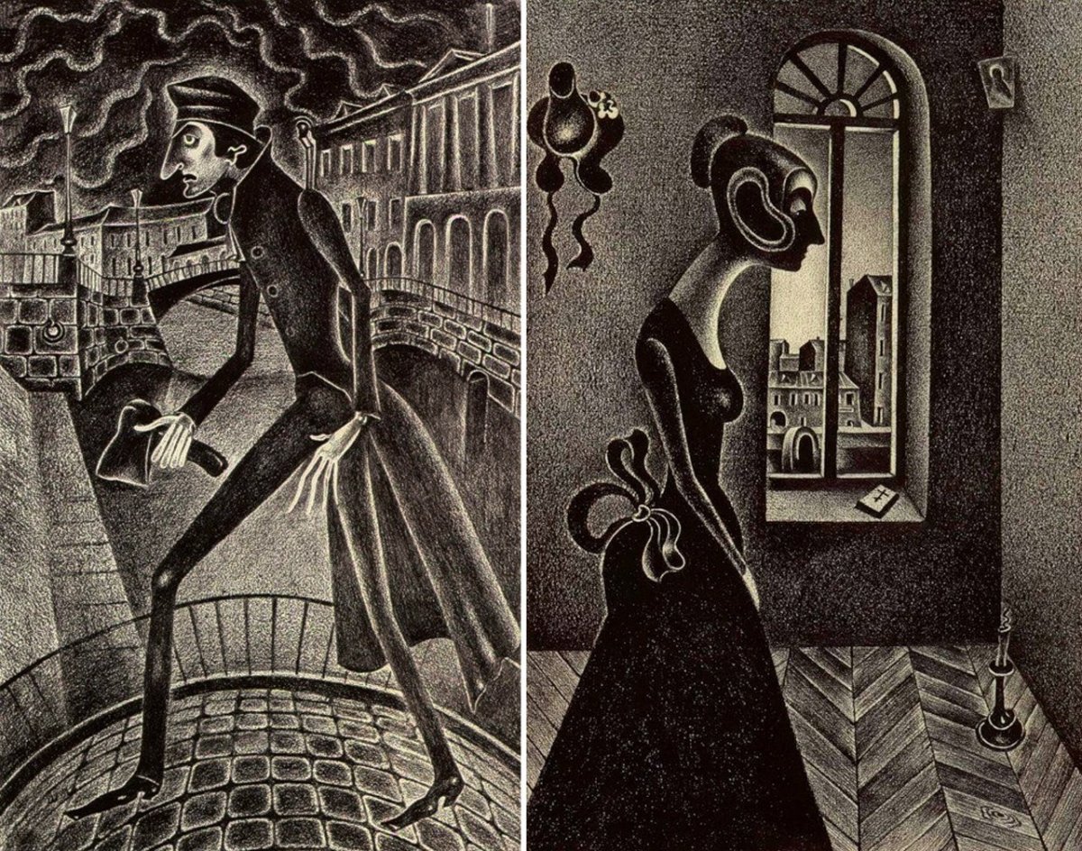 Шемякин иллюстрации к преступлению и наказанию