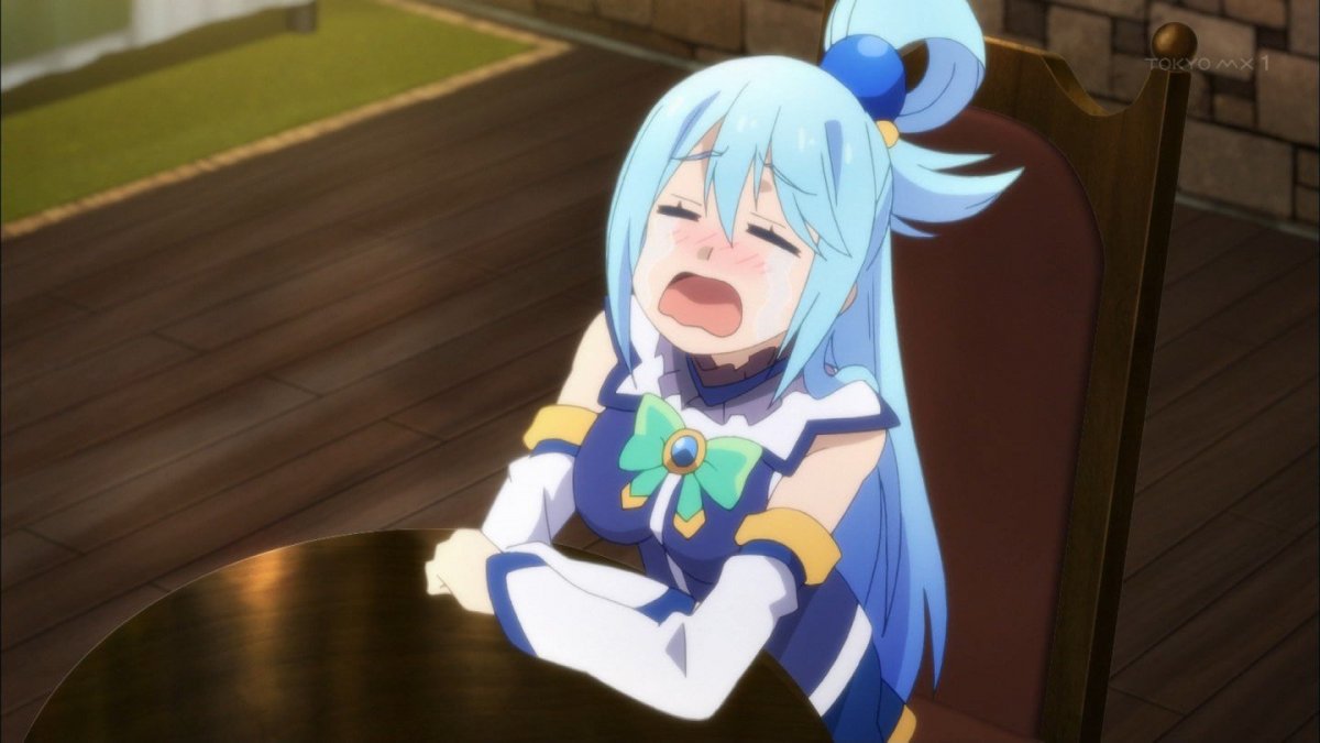 Аква коносуба crying