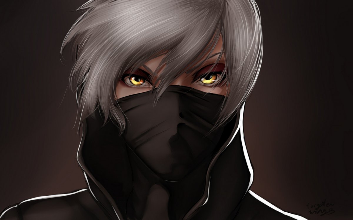 Аниме пацан в маске