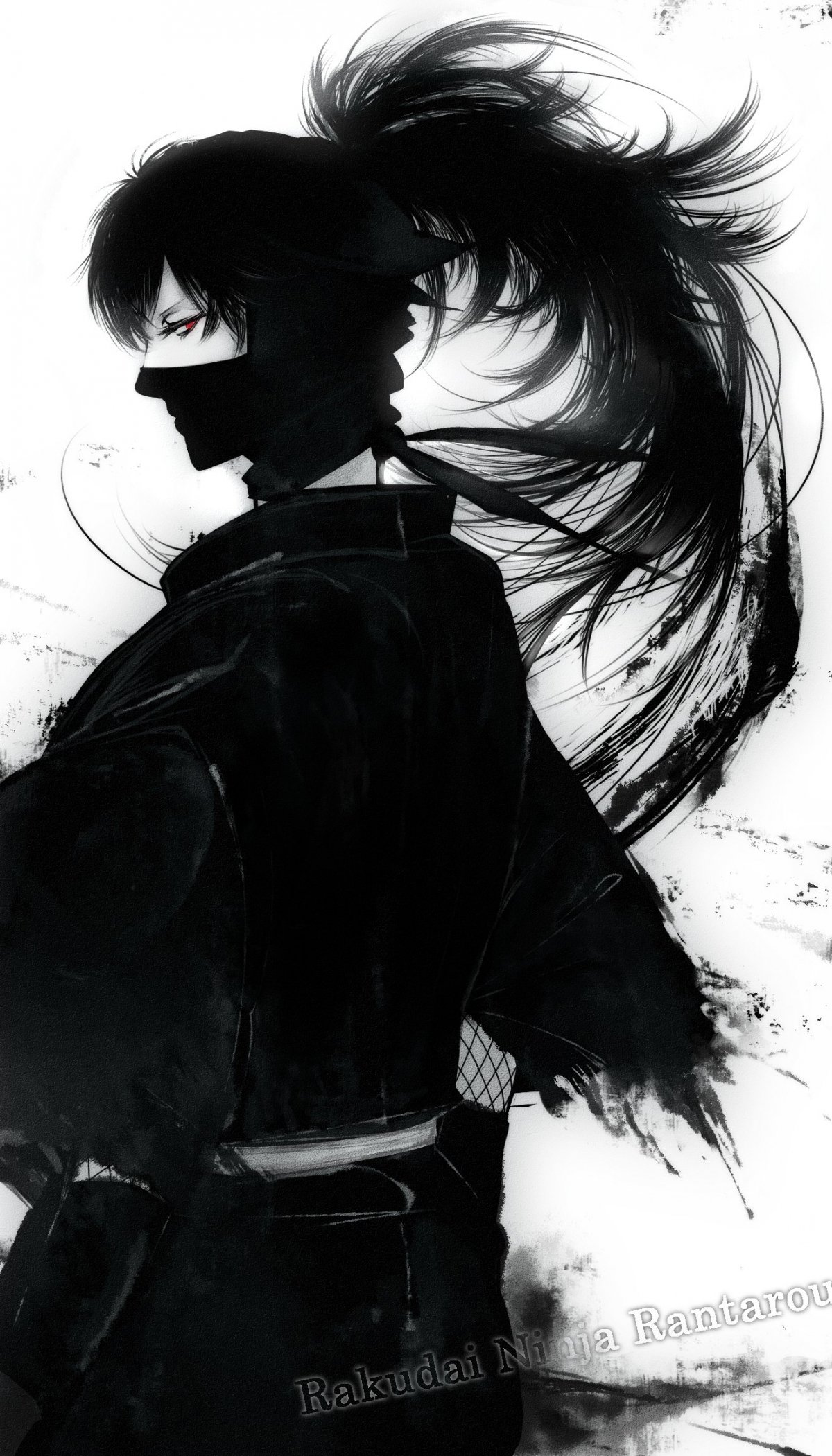 Парень в маске арт