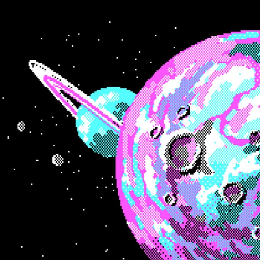 Космос пиксель арт