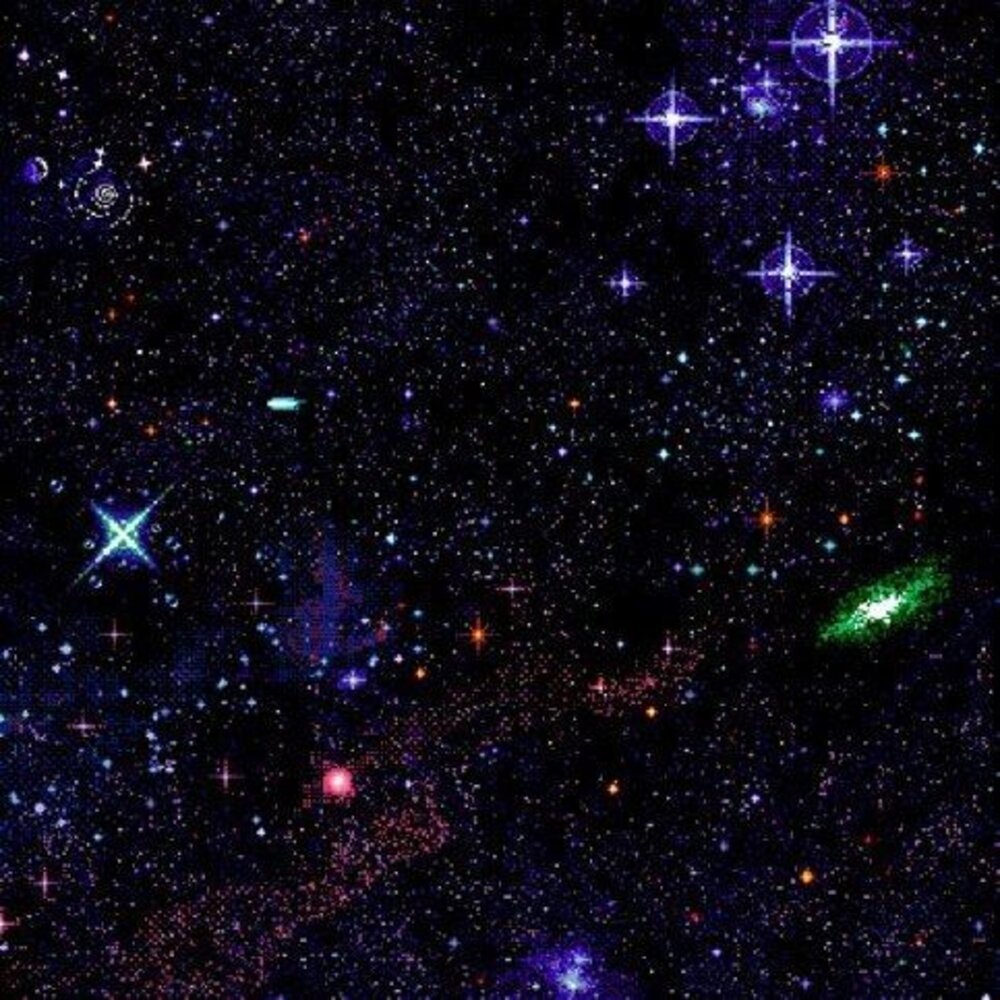 Пиксельный фон космос