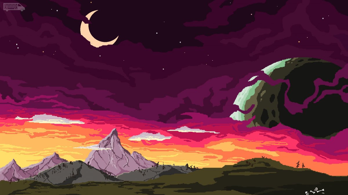 Космос пиксель арт