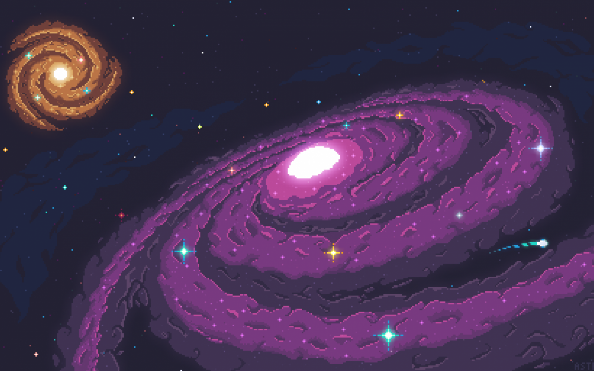 Пиксельные космические корабли