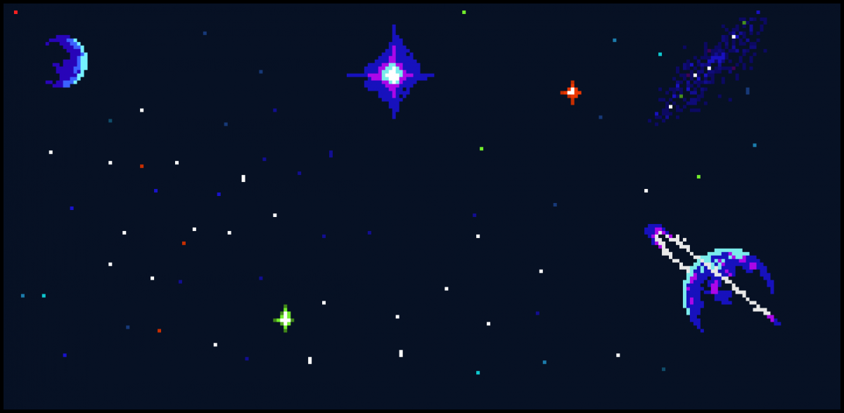 Gif космического корабля пиксели