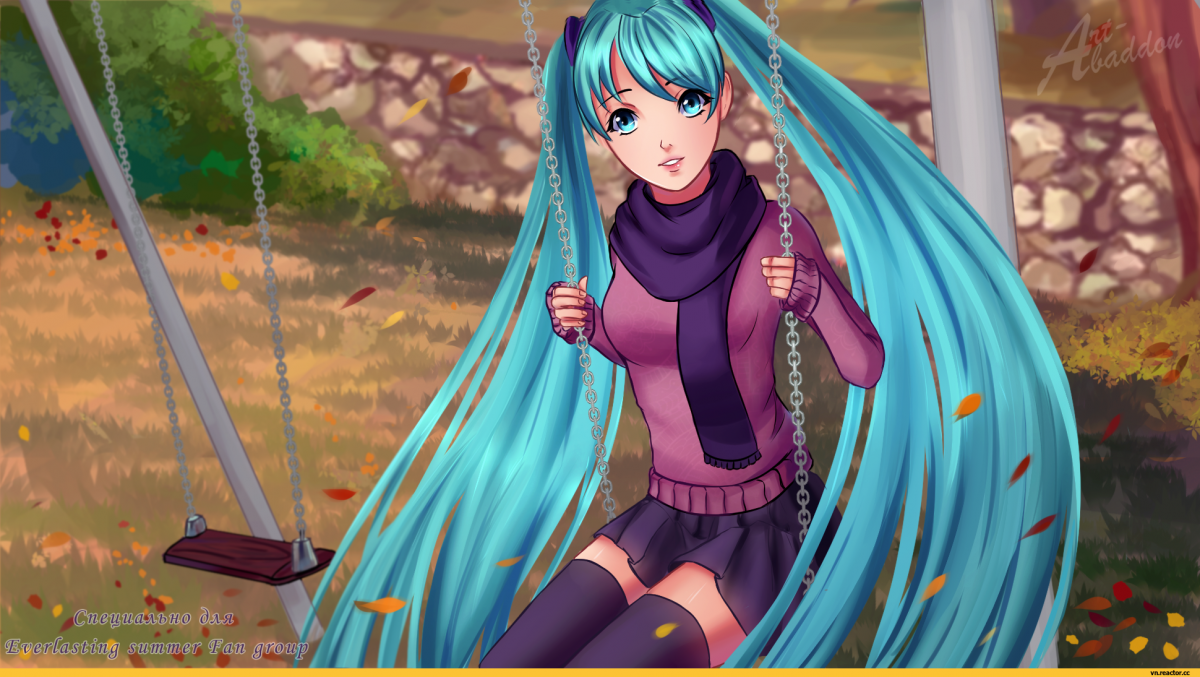 Everlasting Summer Мику арт