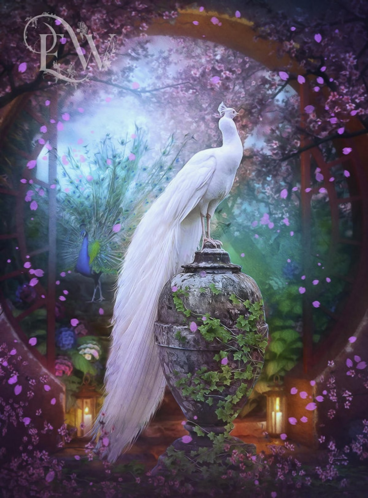 Волшебный лес Вриндавана Павлины