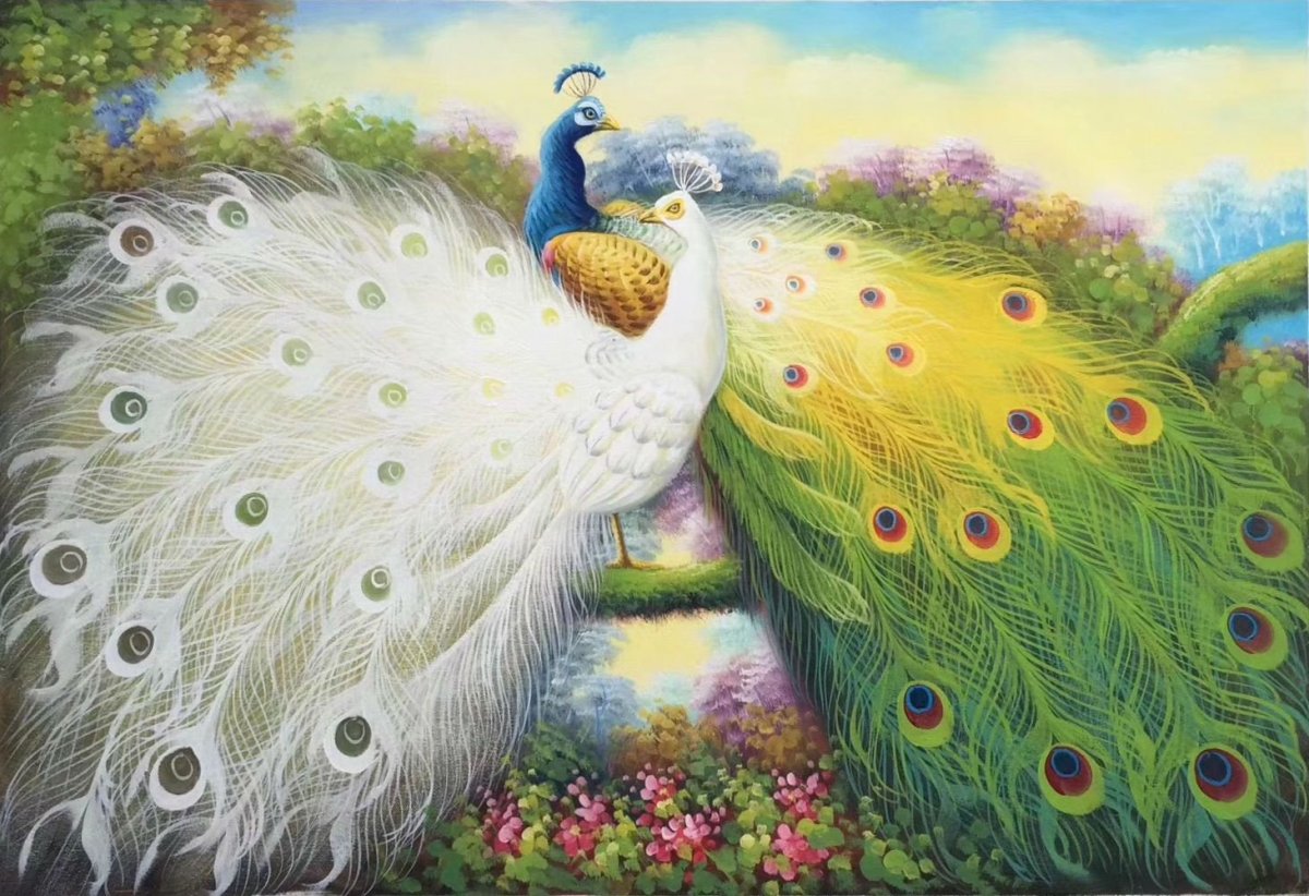 Два павлина