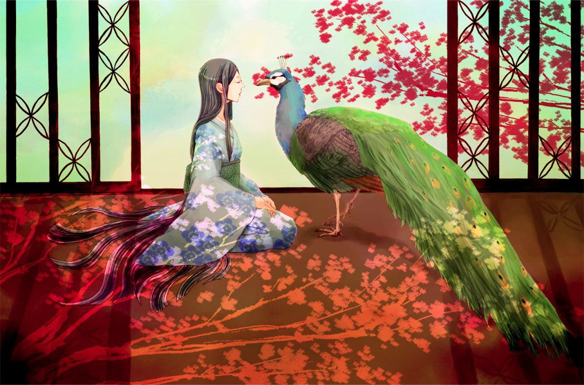 Девушка Павлин