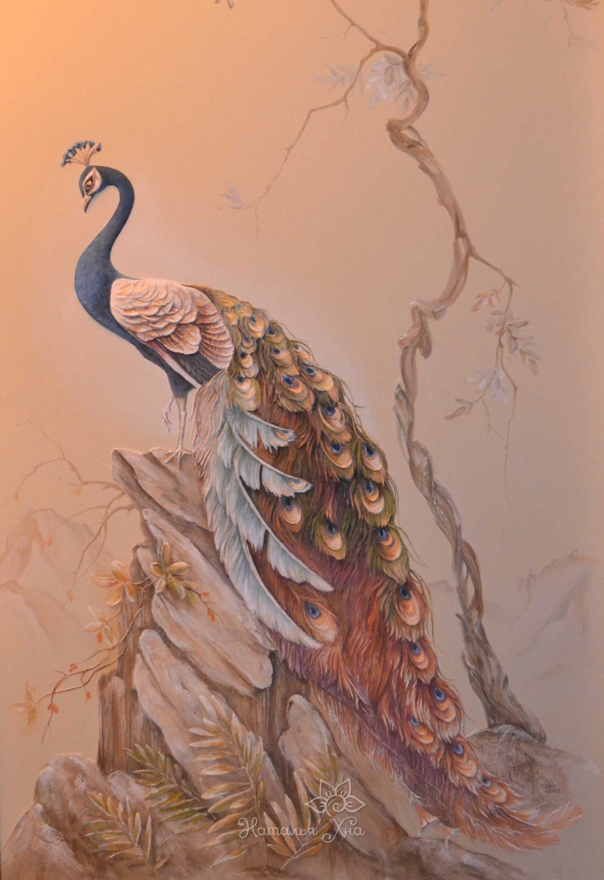 Фреска птицы