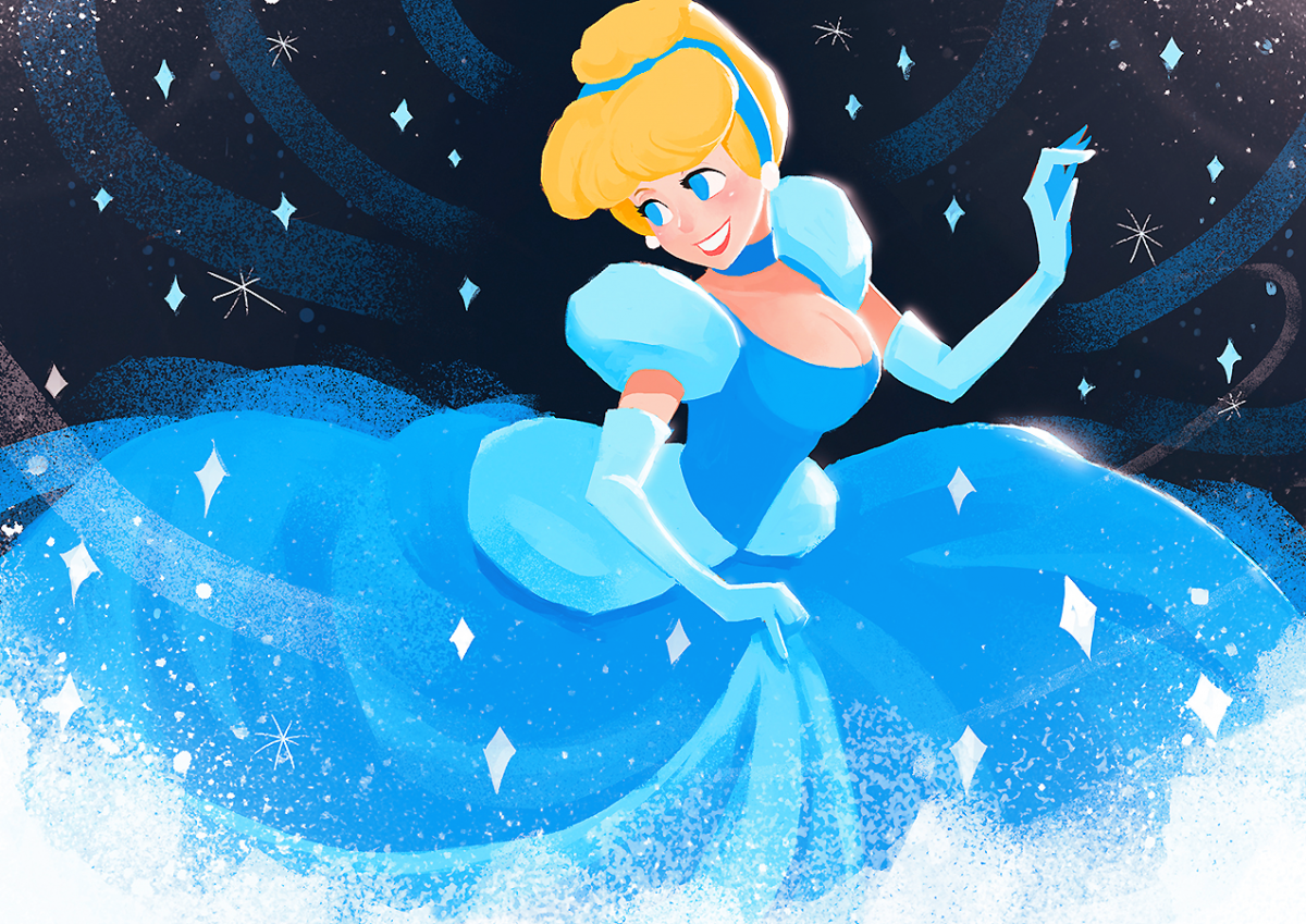 Принцесса Золушка арт