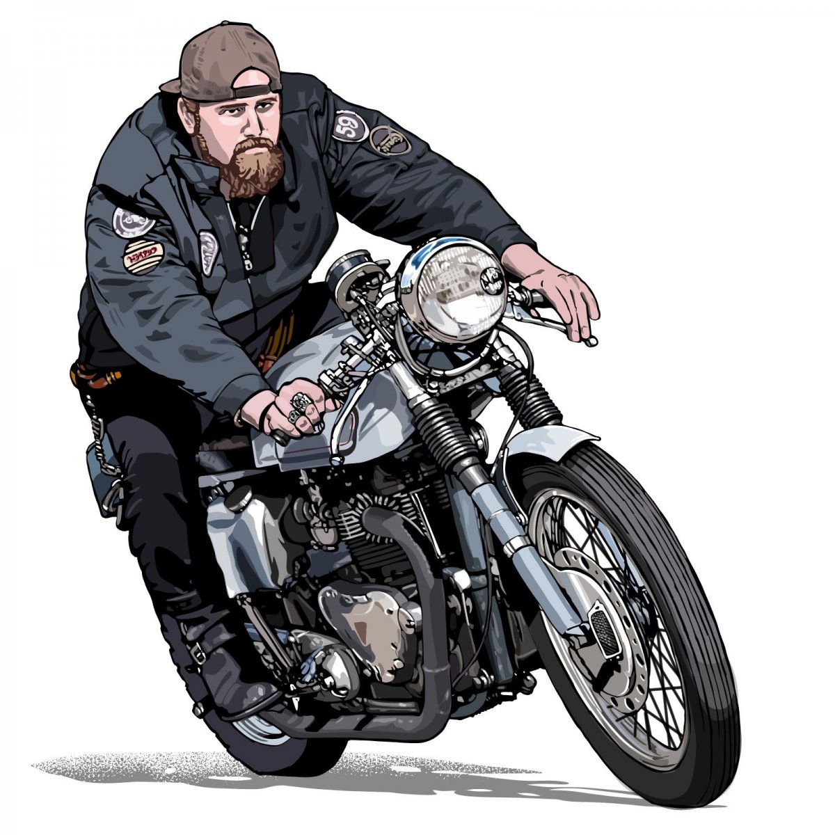 Байкер персонаж