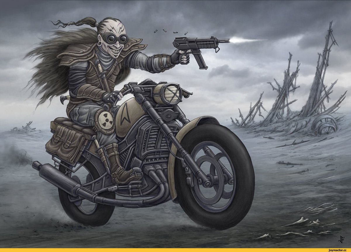 Дизельпанк байкеры