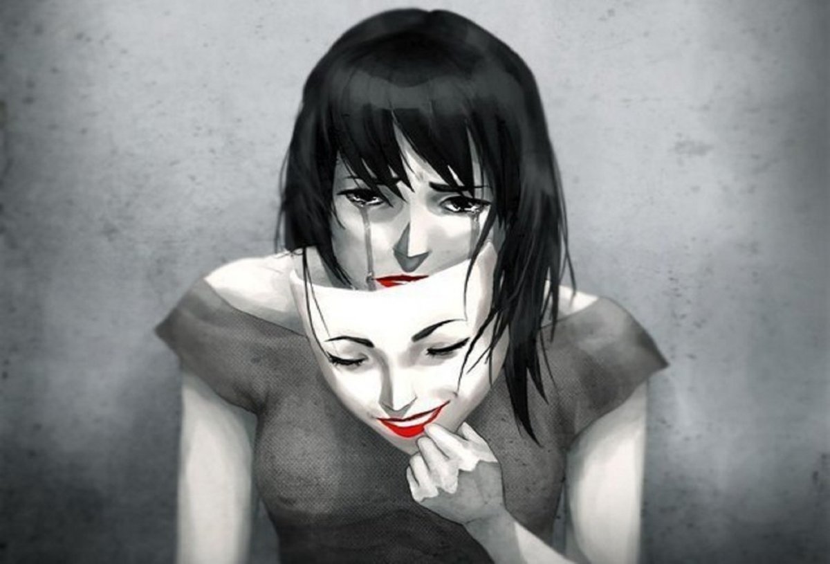 Девушка раздвоение