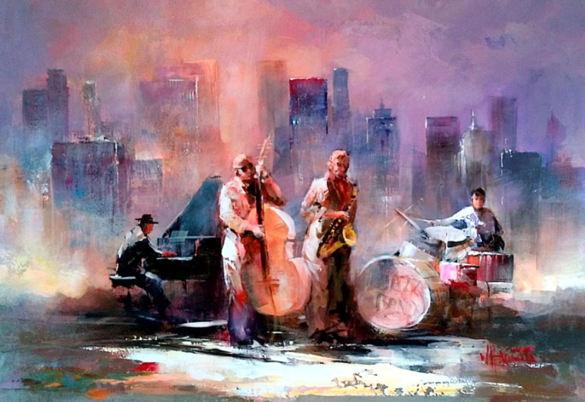 Художник Willem Haenraets: Jazz