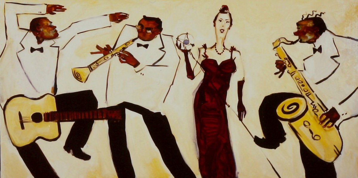 Джаз иллюстрации