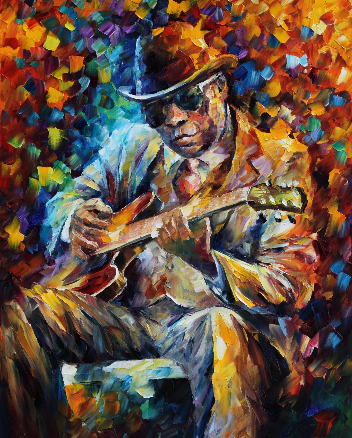 Афремов Леонид художник картины музыканты