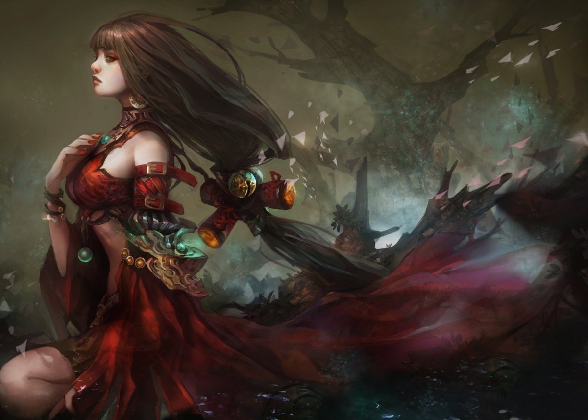 Эльфийка волшебница da2