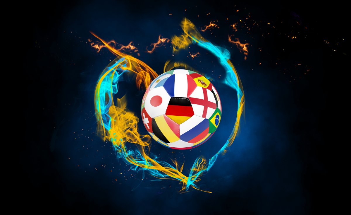 Футбол огонь