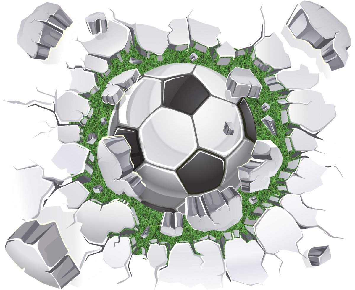 Футбольный мяч арт