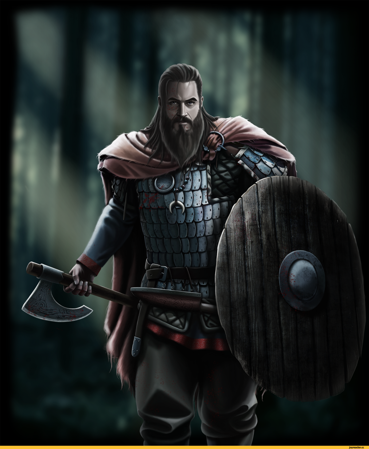 Славянский воин арт