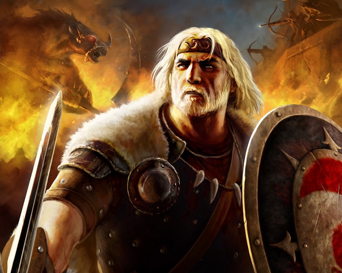 Славянский воин Русич