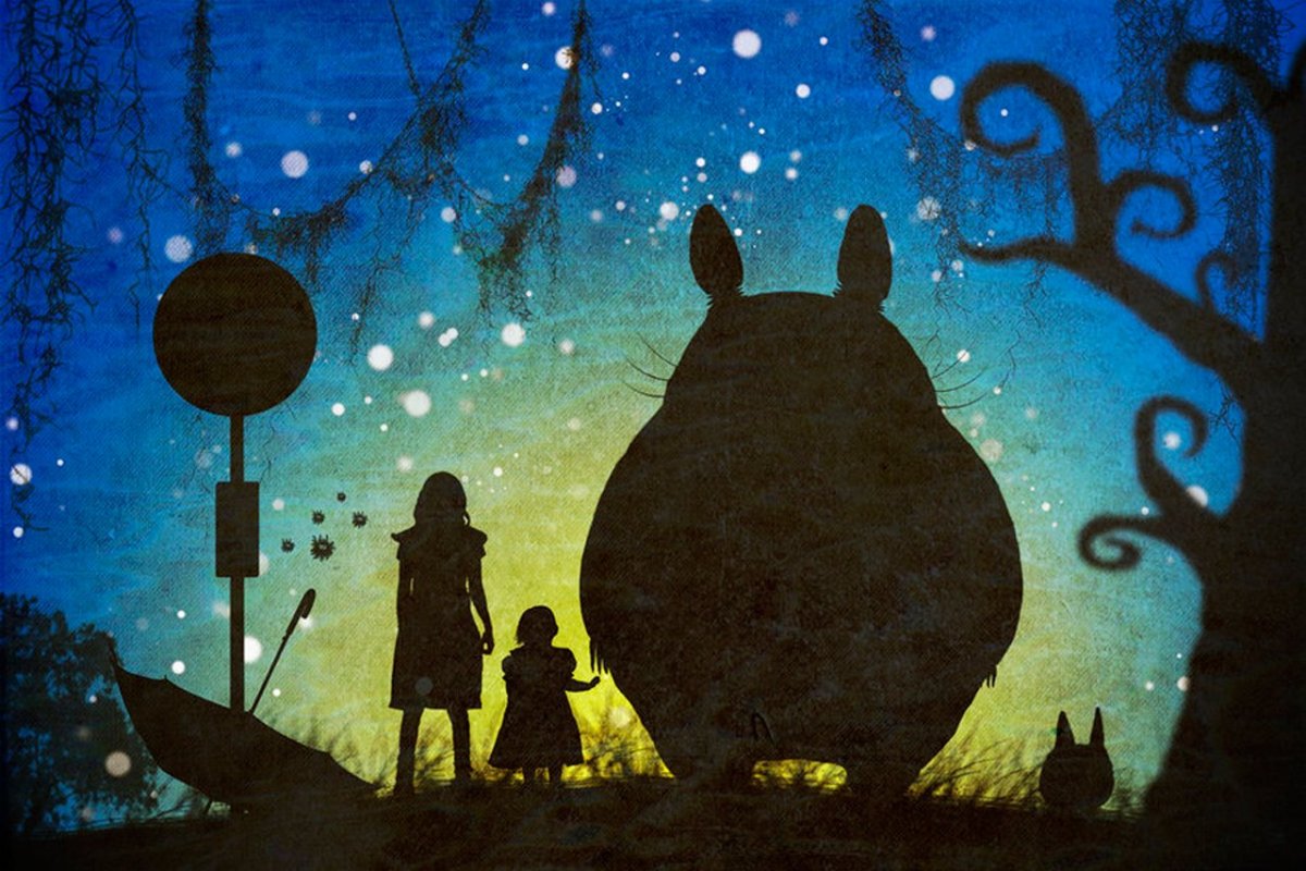 Хаяо Миядзаки силуэт