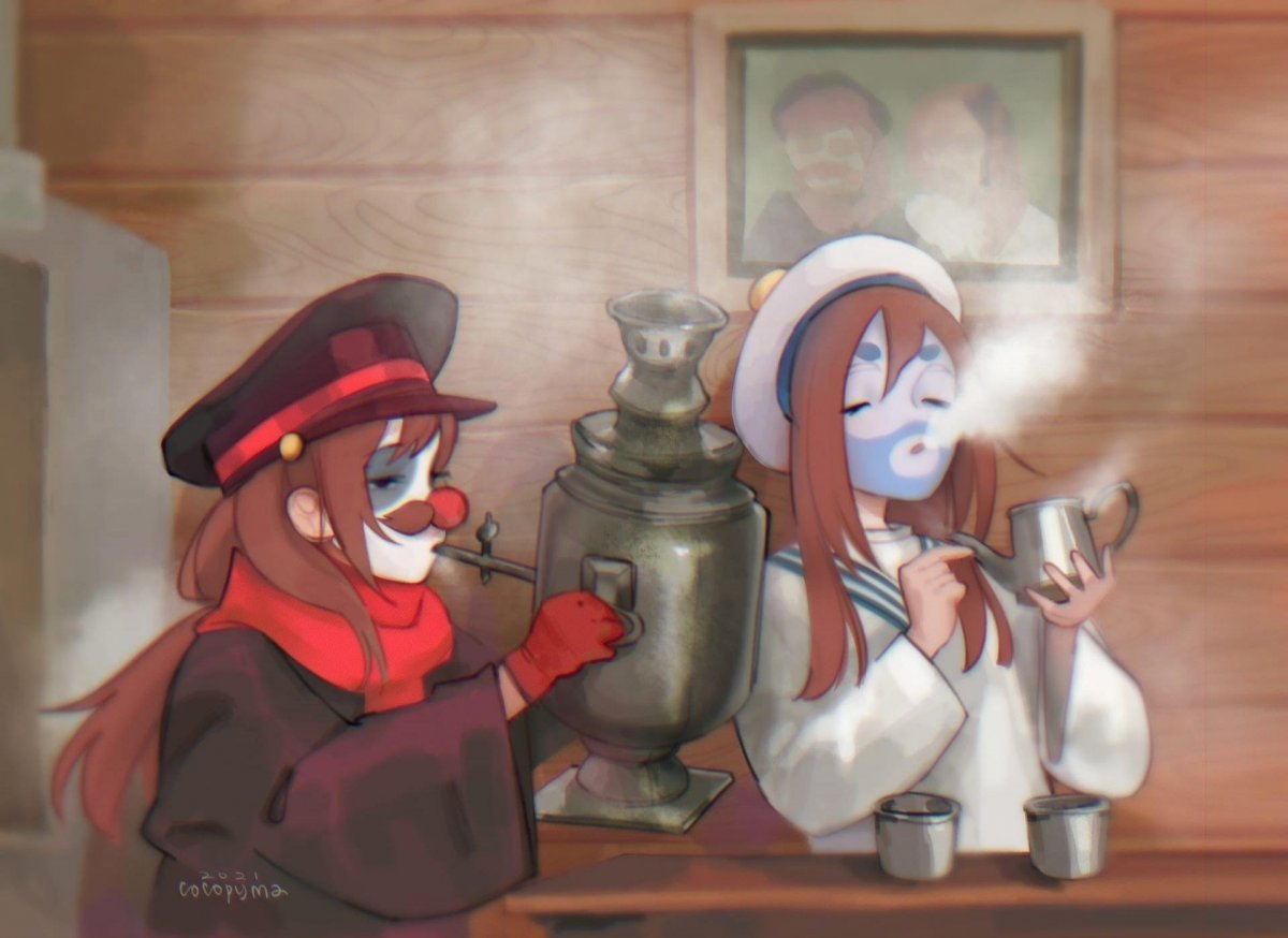 Деревня дураков аниме арт