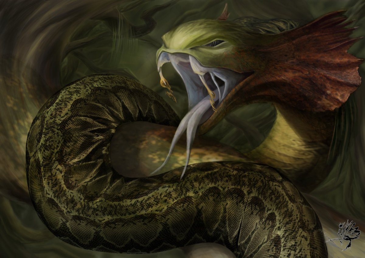 Василиск змея