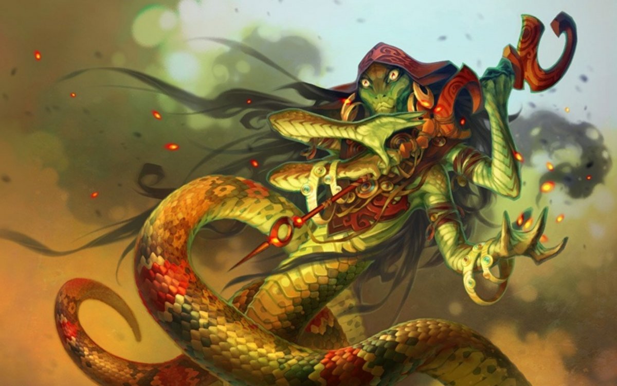 Змеи фэнтези