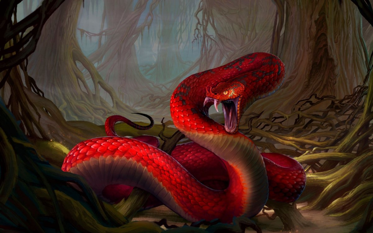 Гигантские змеи фэнтези