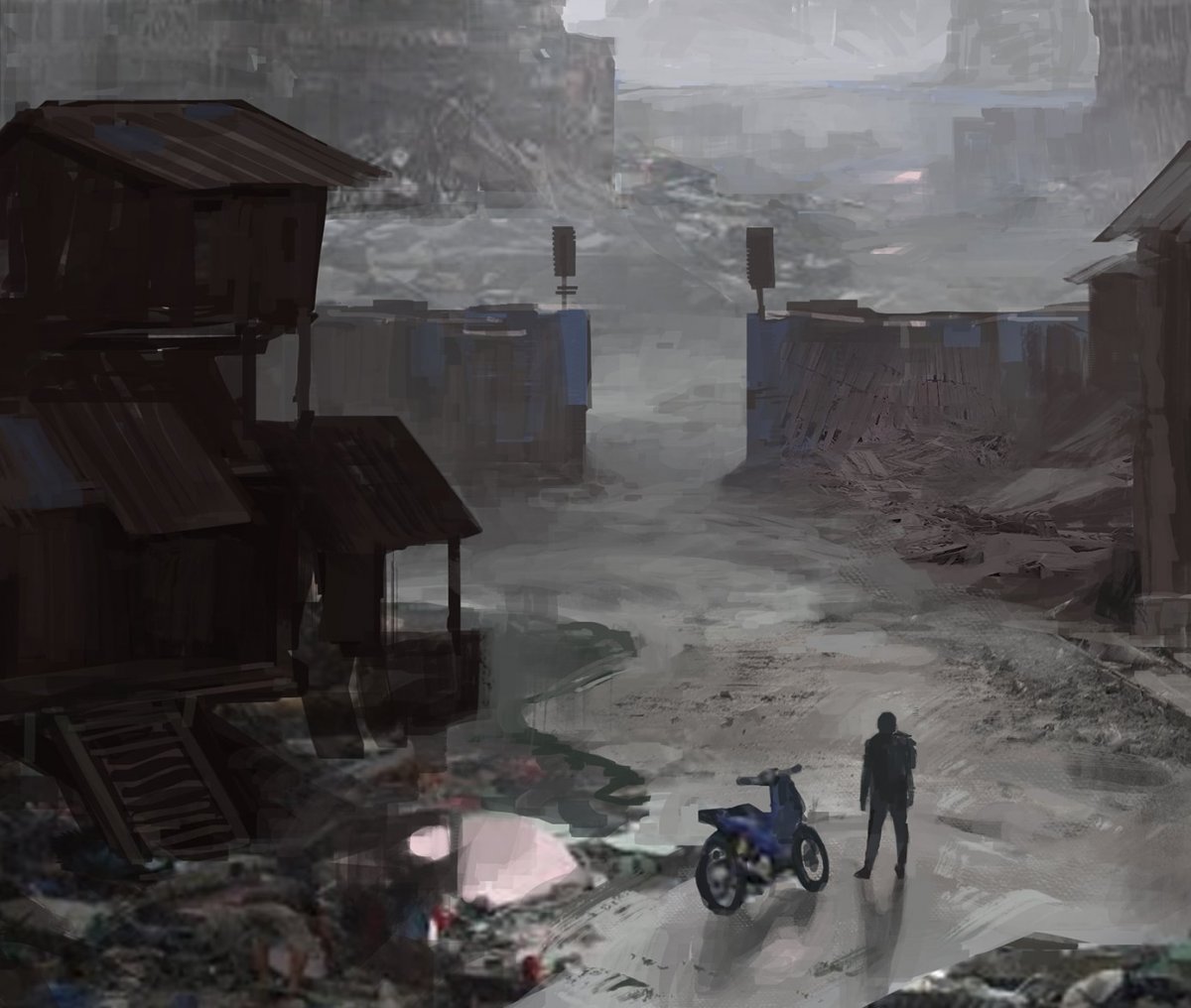 Пикник на обочине концепт арт