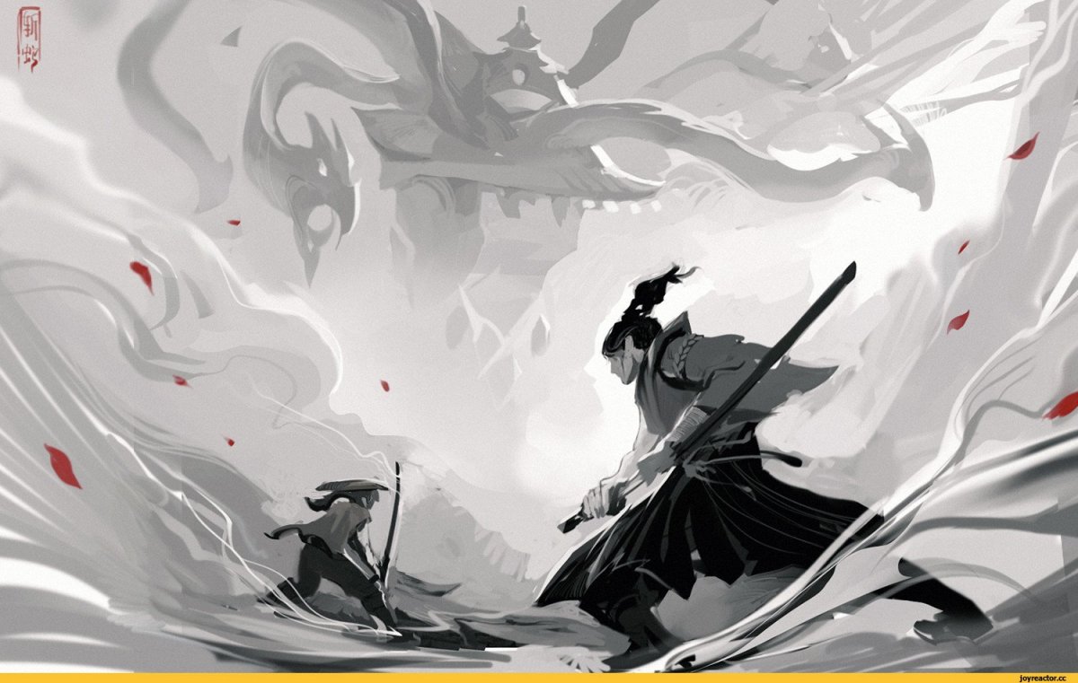 Самурай Ронин эскиз