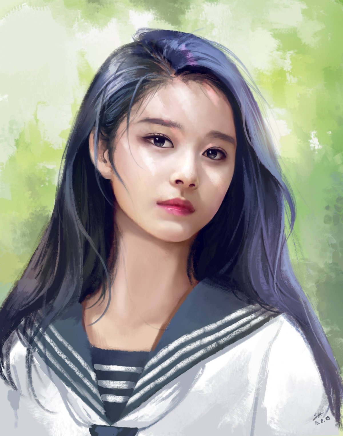 Алые сердца корё арт