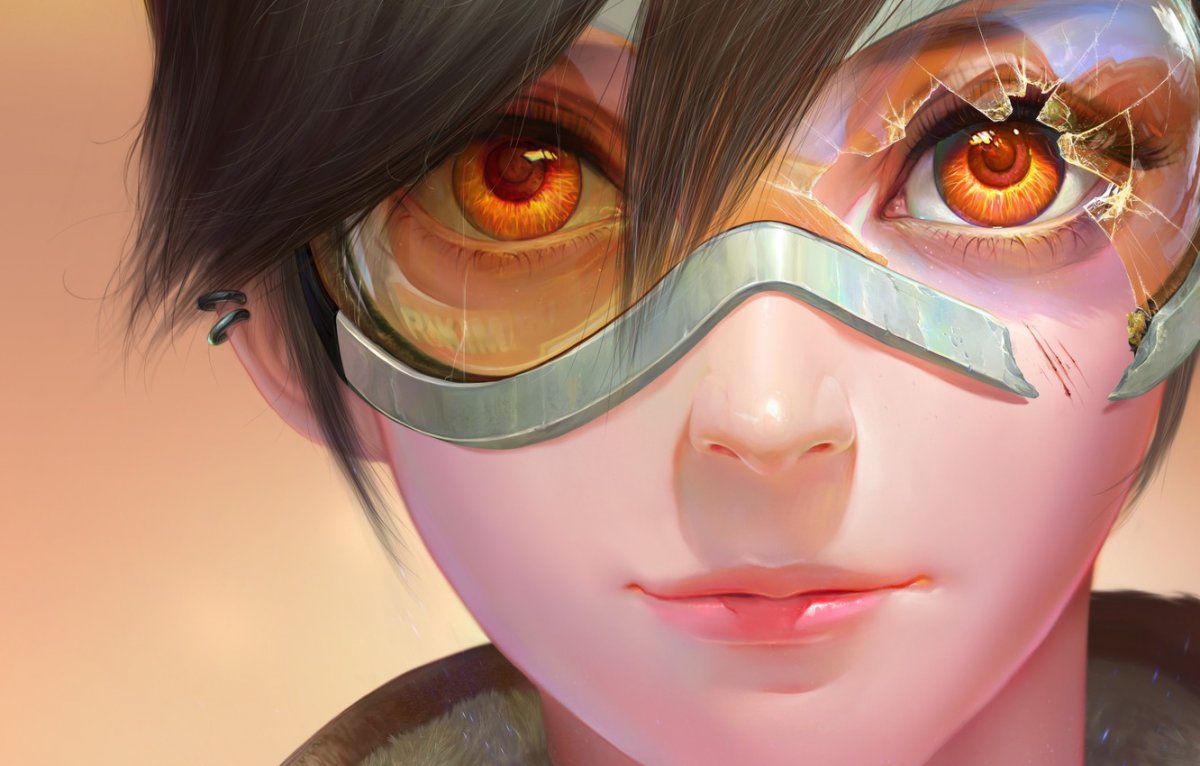 Трейсер овервотч арт