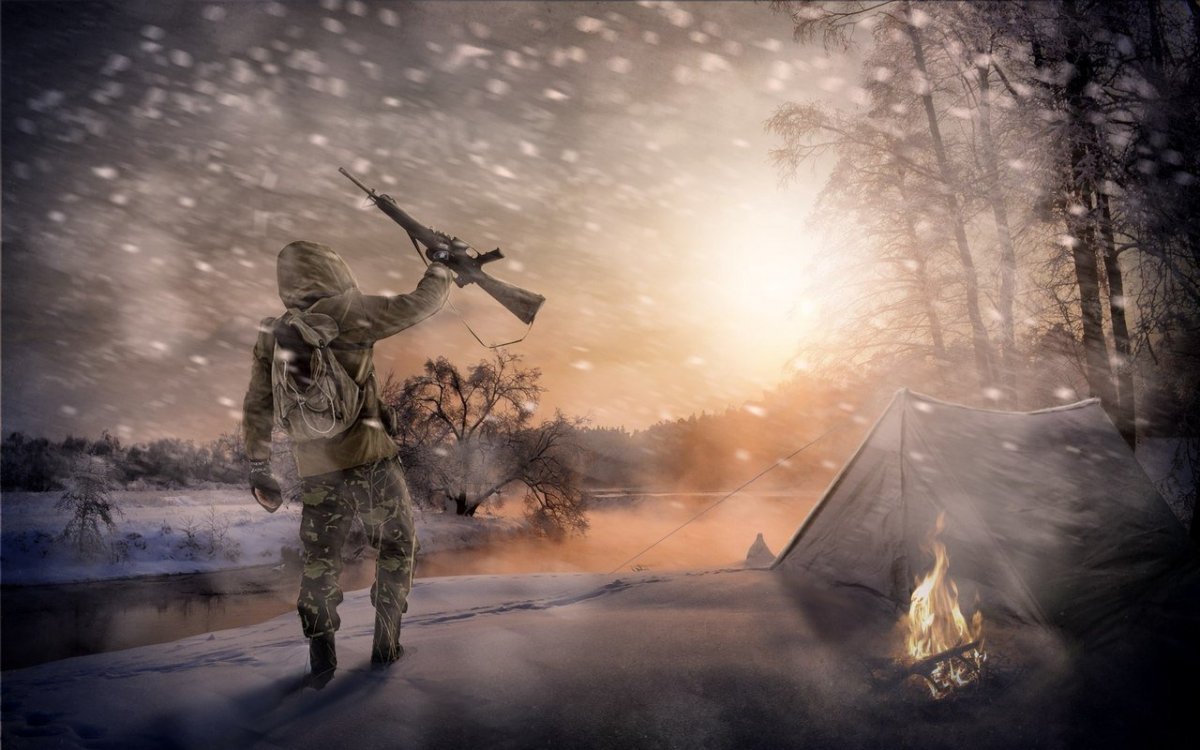 Сталкер зимние арты