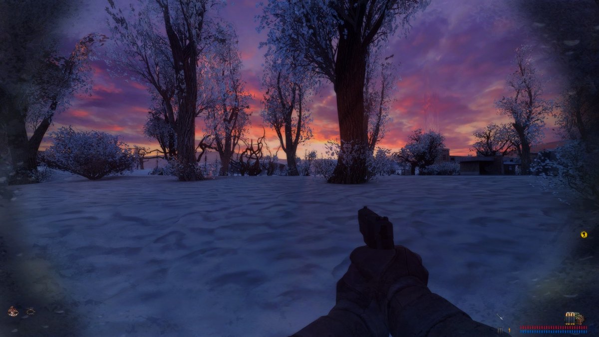 Stalker Winter in Zone Call of Chernobyl