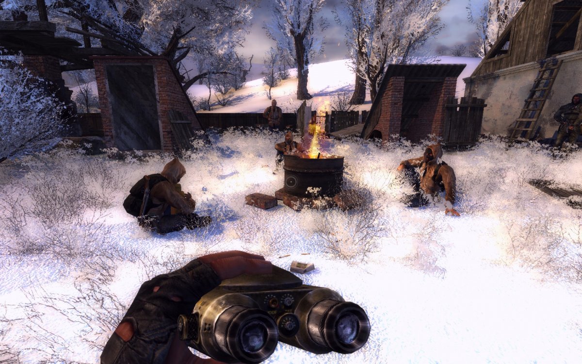 Зимняя зона сталкер