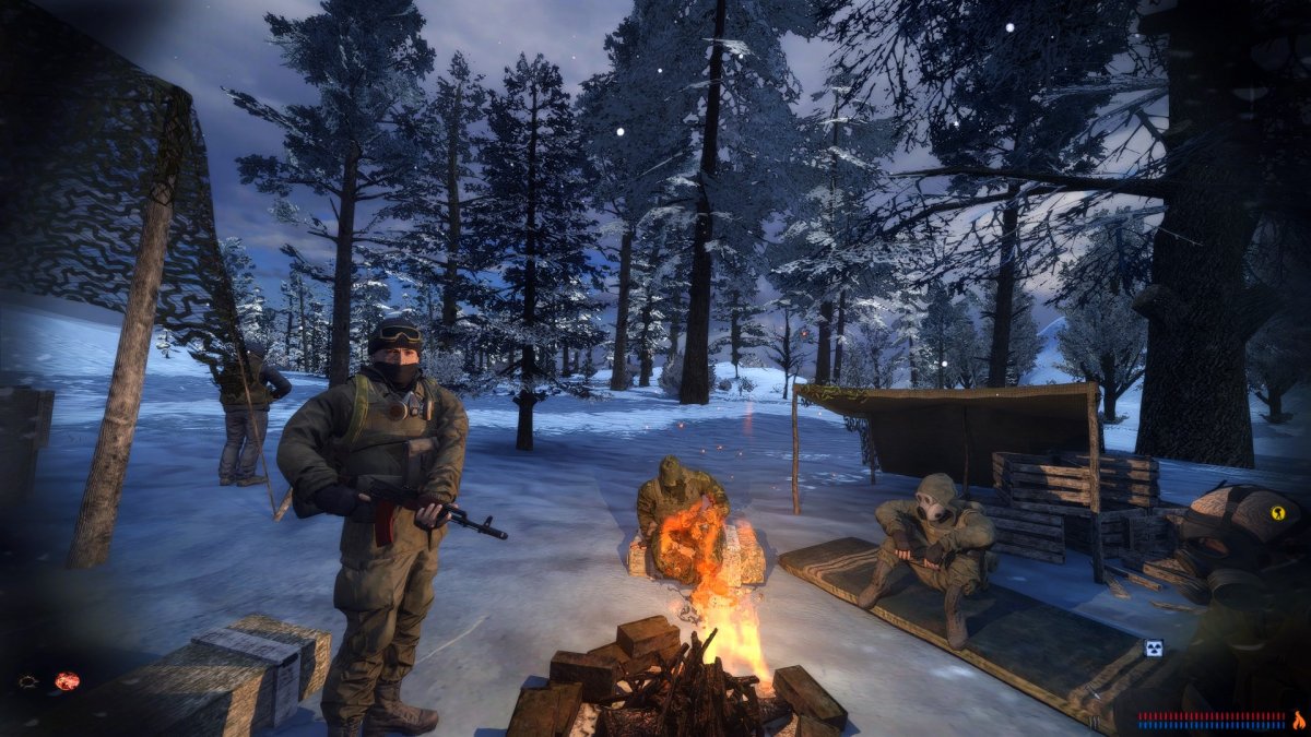 Зимняя зона сталкер