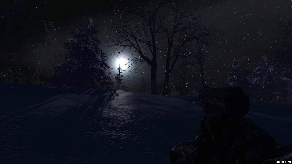 Сталкер зимняя атмосфера