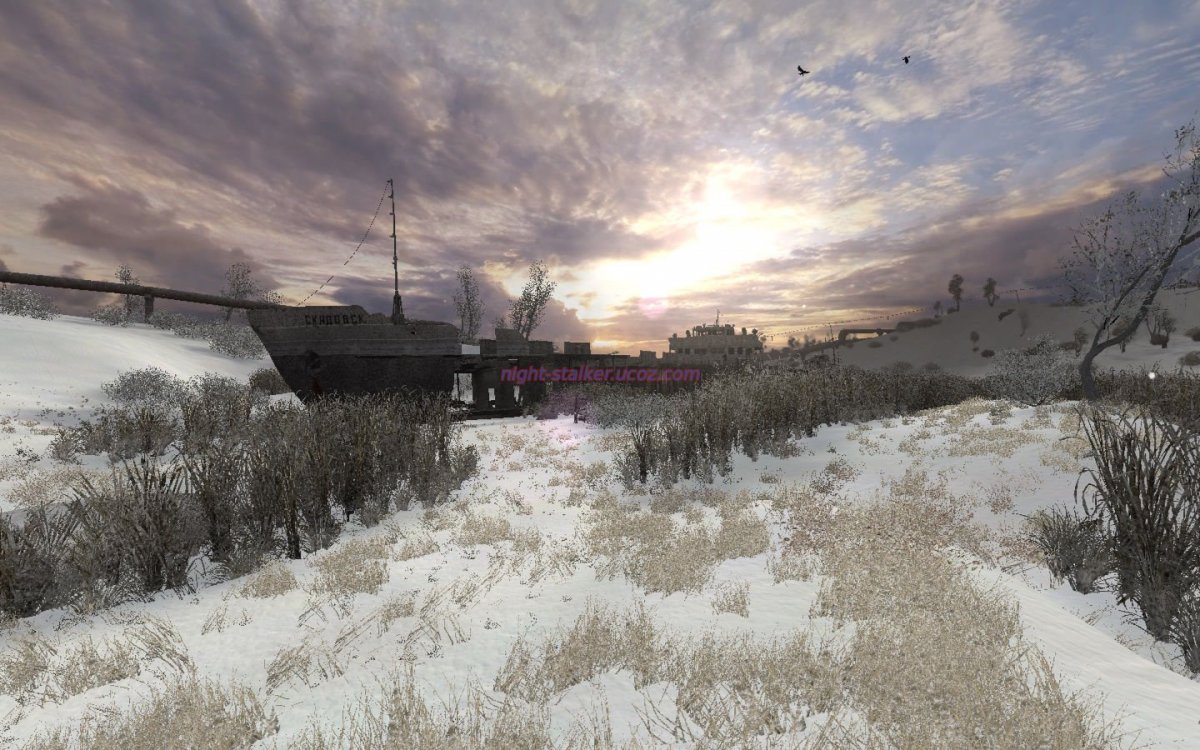 Зимняя Припять сталкер