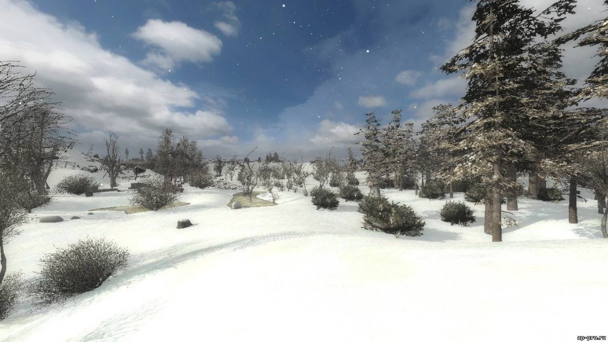 Зимняя зона сталкер