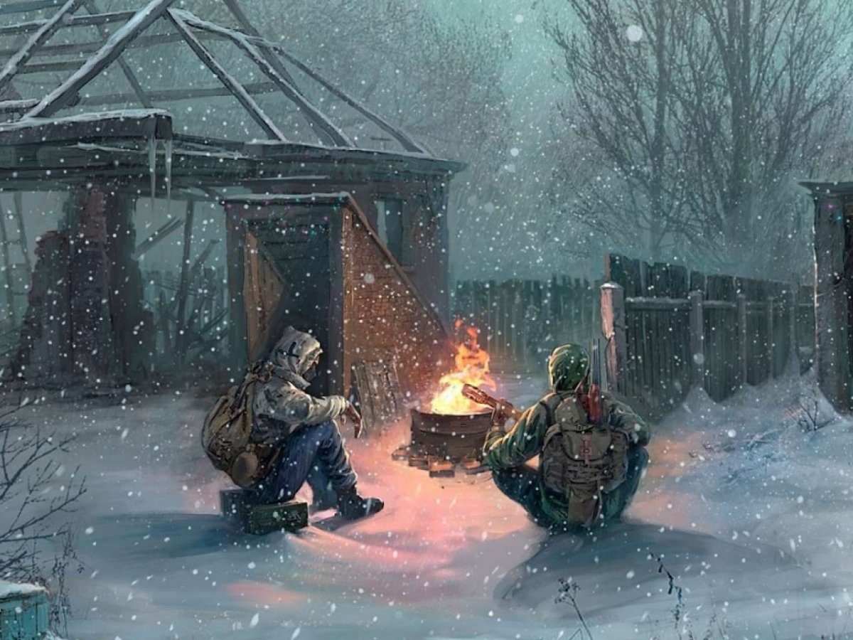 Сталкер одиночки зима